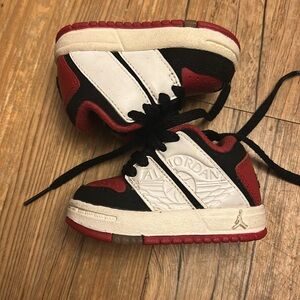 Jordan Baby High Tops Red/Black/White Size 2C